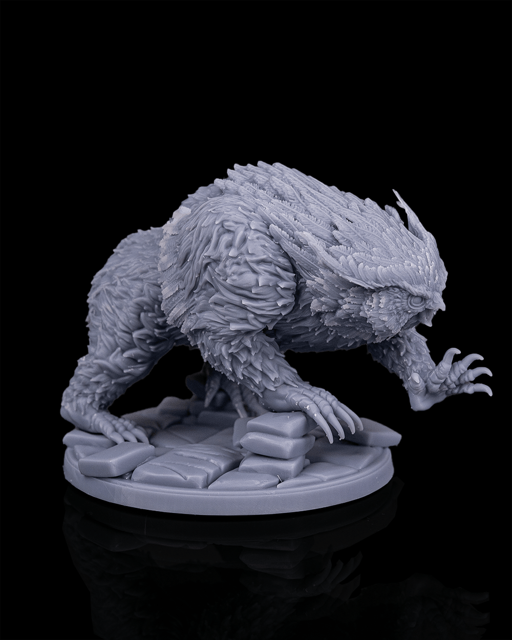 Avian Ogre Enemy Tabletop Miniature