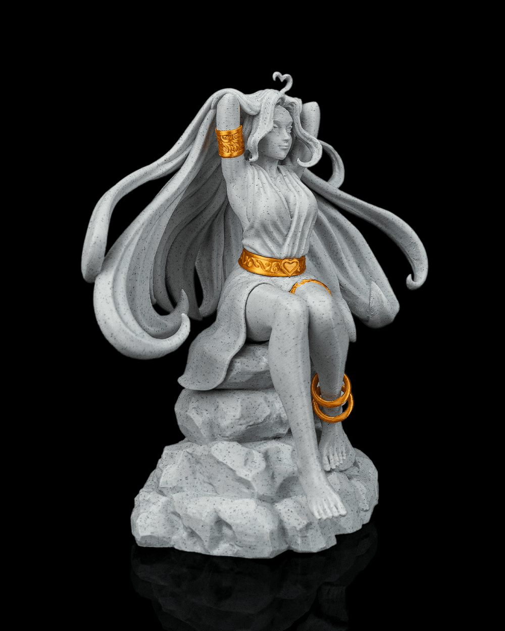 Aphrodite Goddess Seated Collectible Figure