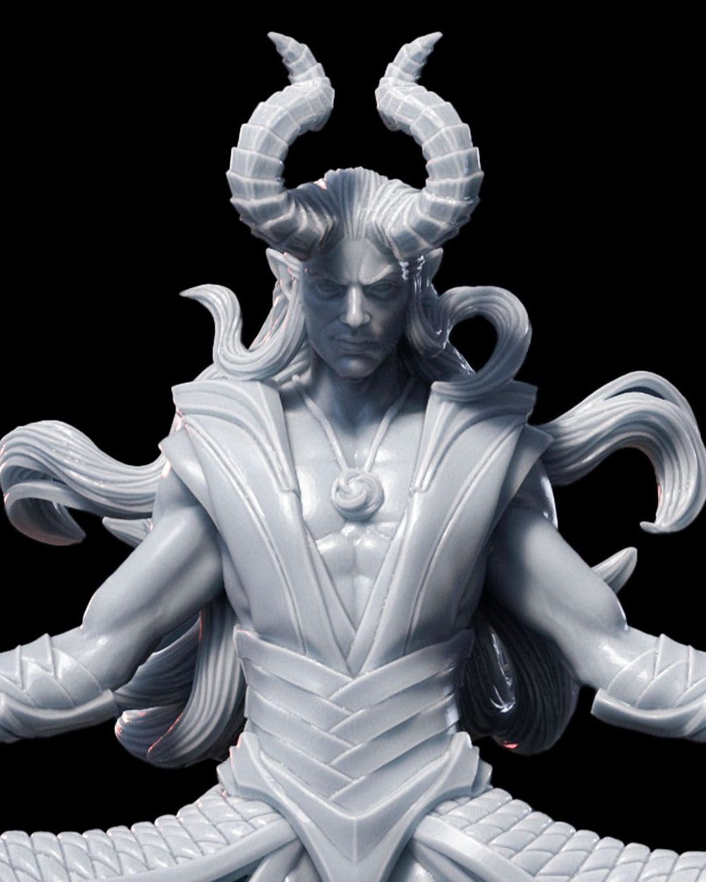 Caleb Horned Sorcerer Tabletop Miniature
