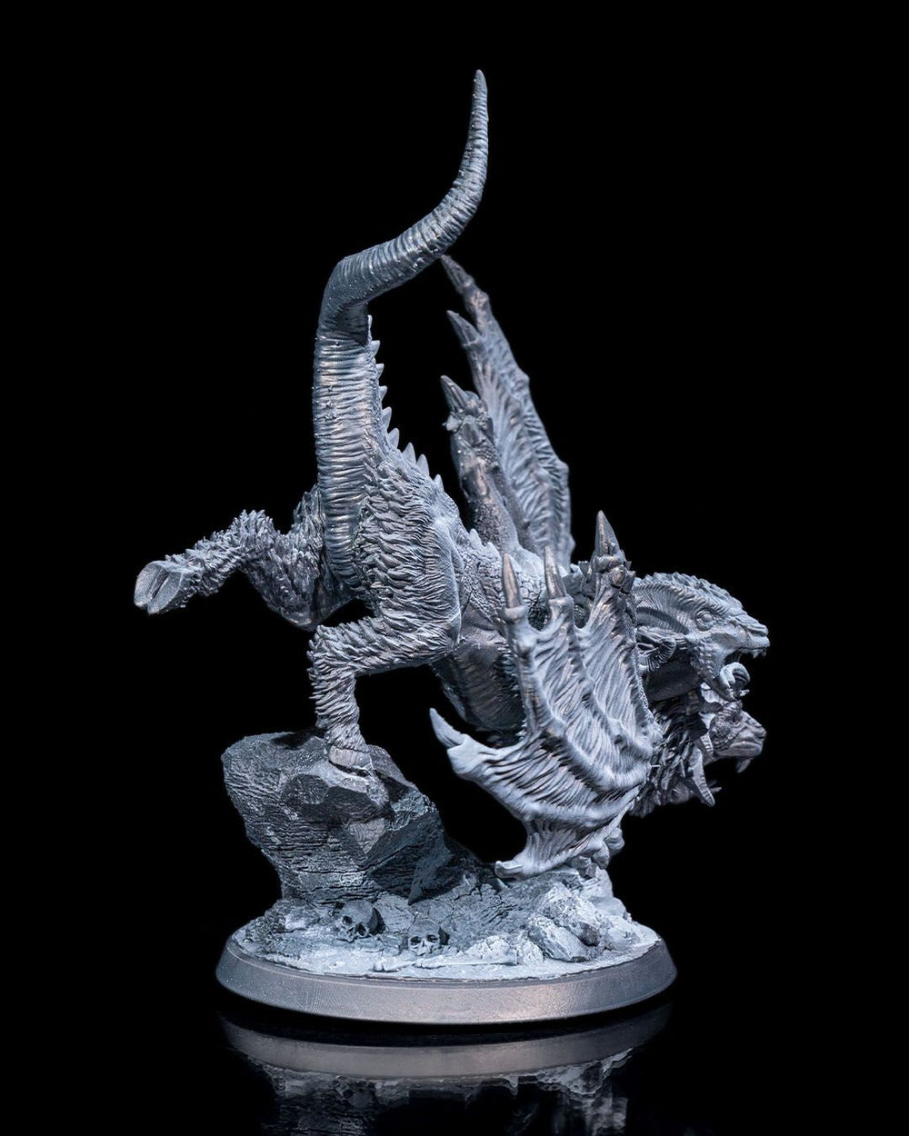 Chimera Multi-Headed Beast Miniature