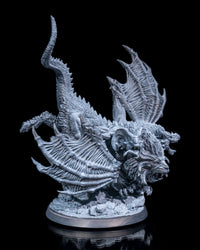Chimera Multi-Headed Beast Miniature