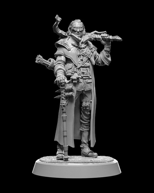 Diecarn Wanderer Miniature – Steampunk Adventurer