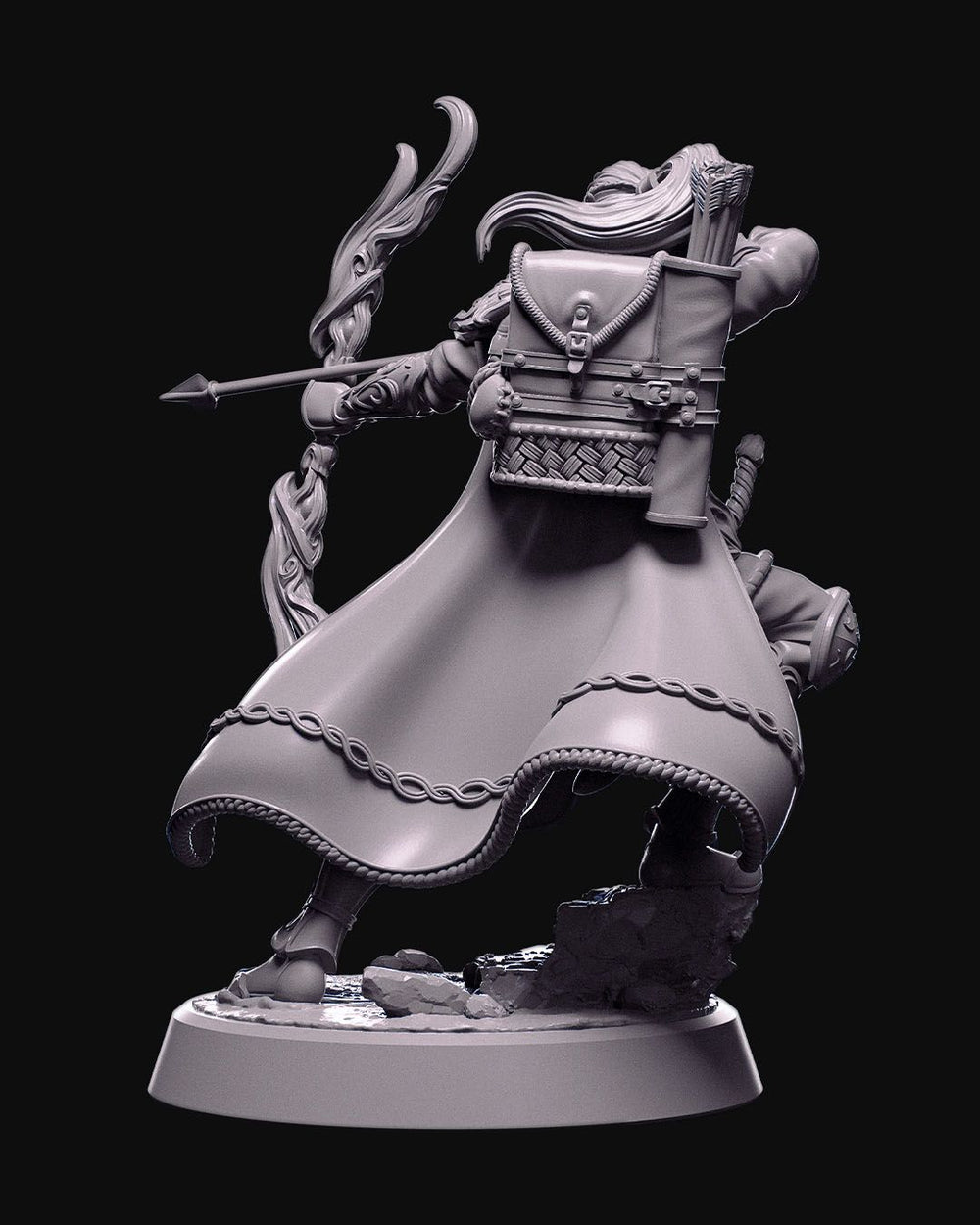 Elduin Alaren Elf Archer Miniature