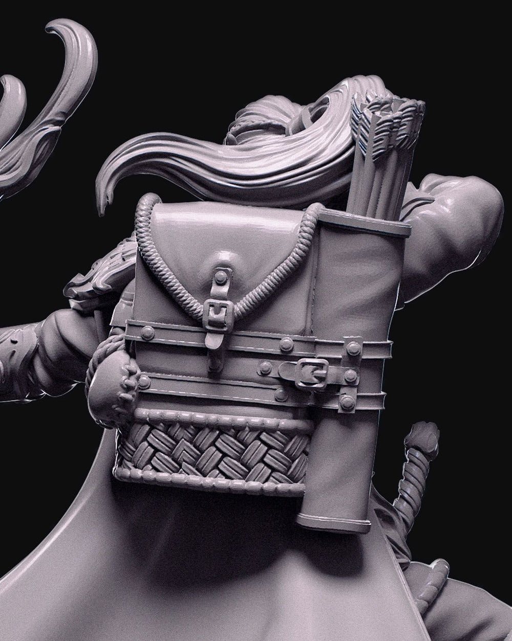 Elduin Alaren Elf Archer Miniature
