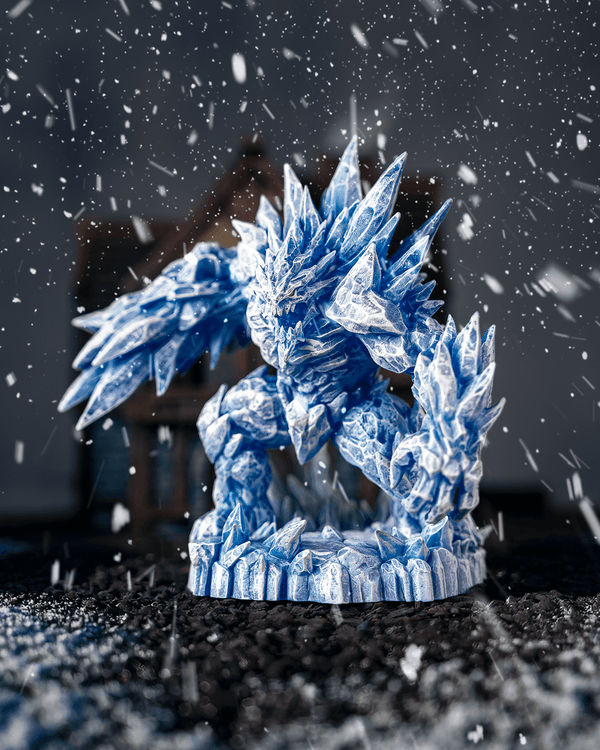 Glacier Golem Ice Elemental Figure