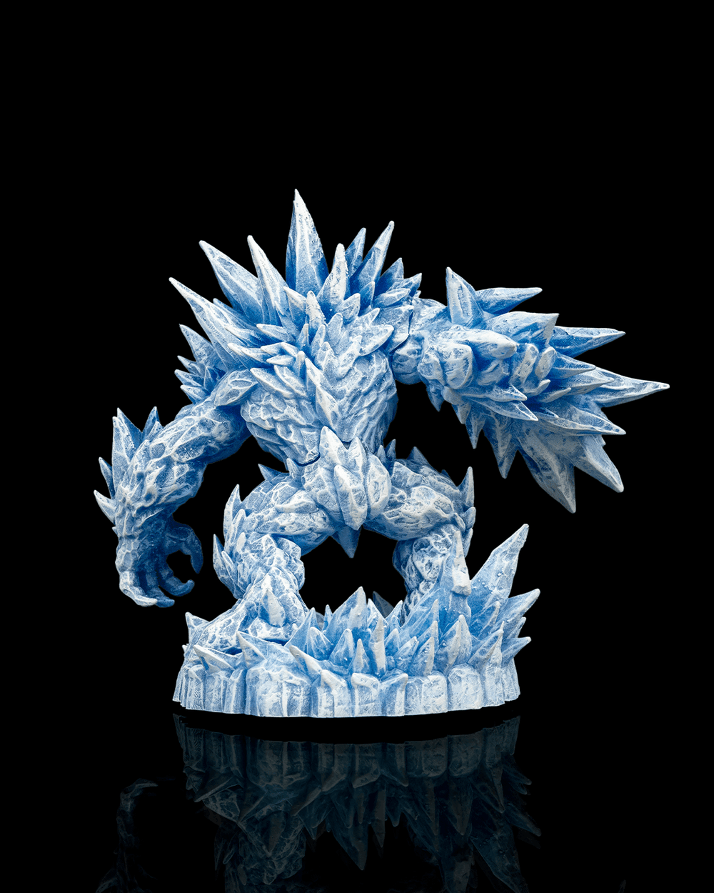 Glacier Golem Ice Elemental Figure
