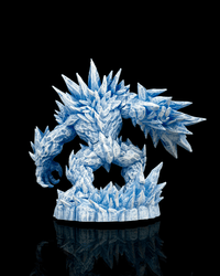 Glacier Golem Ice Elemental Figure