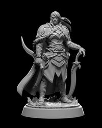 Levin Dual-Blade Warrior Fantasy Miniature