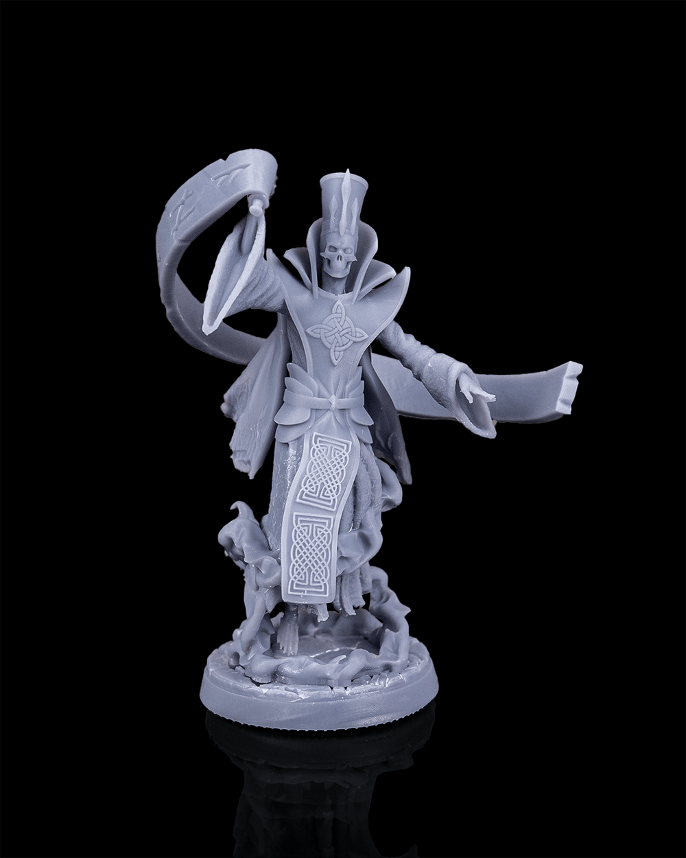 Nechrus Lord of Bones Undead Lich Miniature