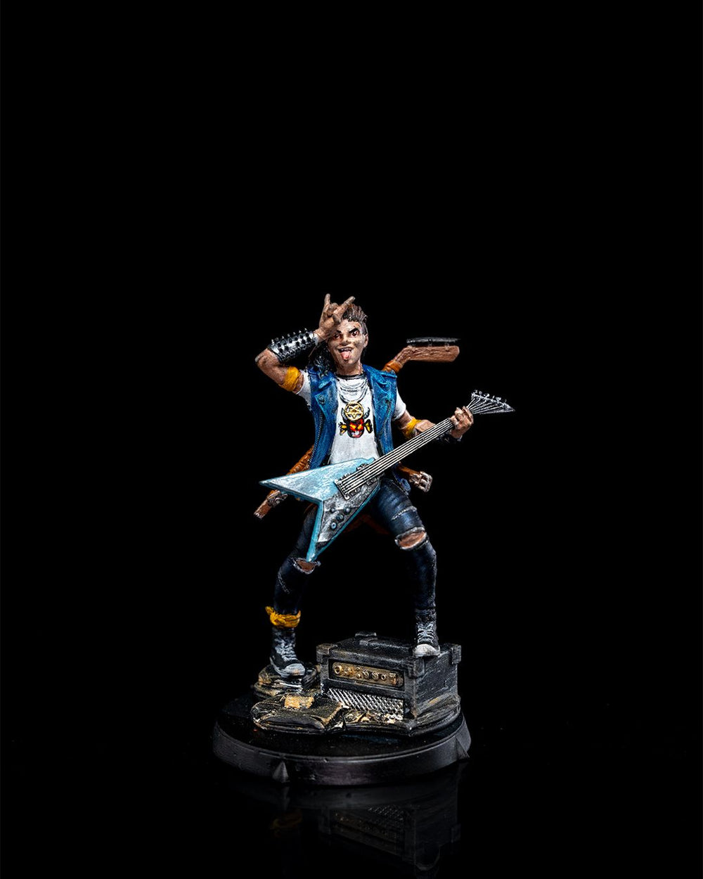 Rock Guitarist NPC Tabletop Miniature
