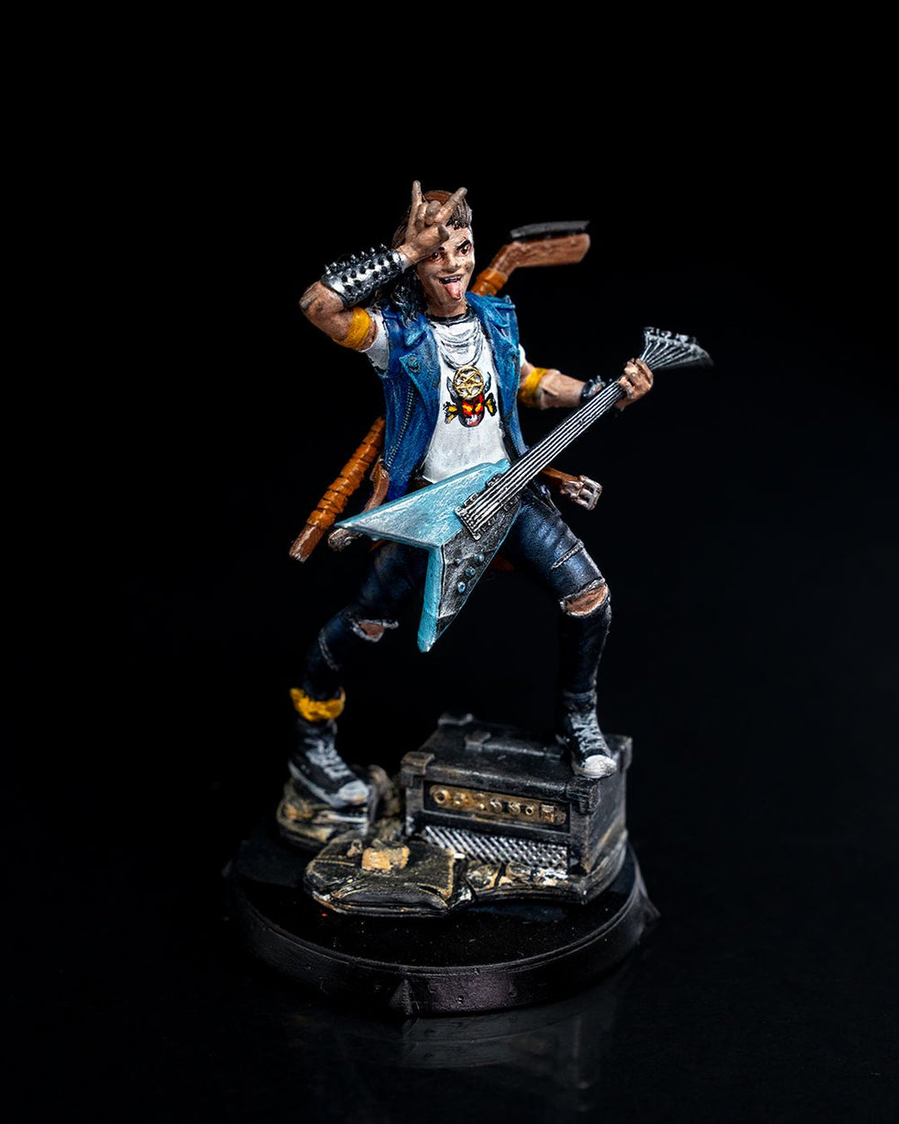 Rock Guitarist NPC Tabletop Miniature