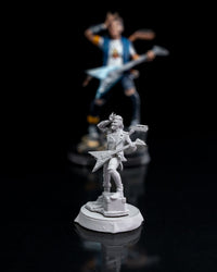 Rock Guitarist NPC Tabletop Miniature