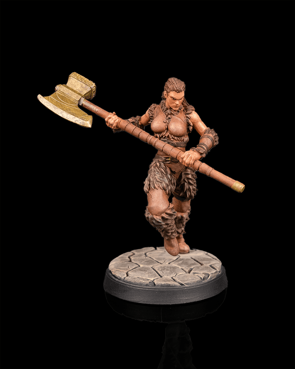 Rinessa Brutus Barbarian Hero Miniature